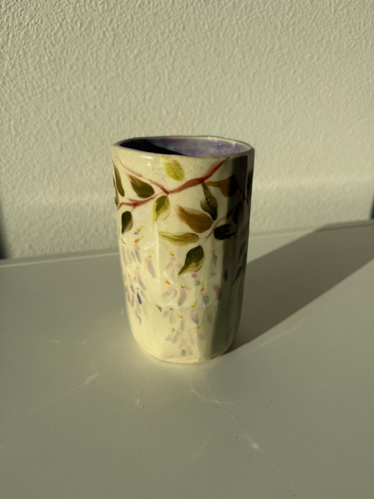 Wisteria vase