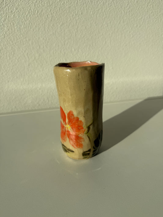 Nasturtium vase
