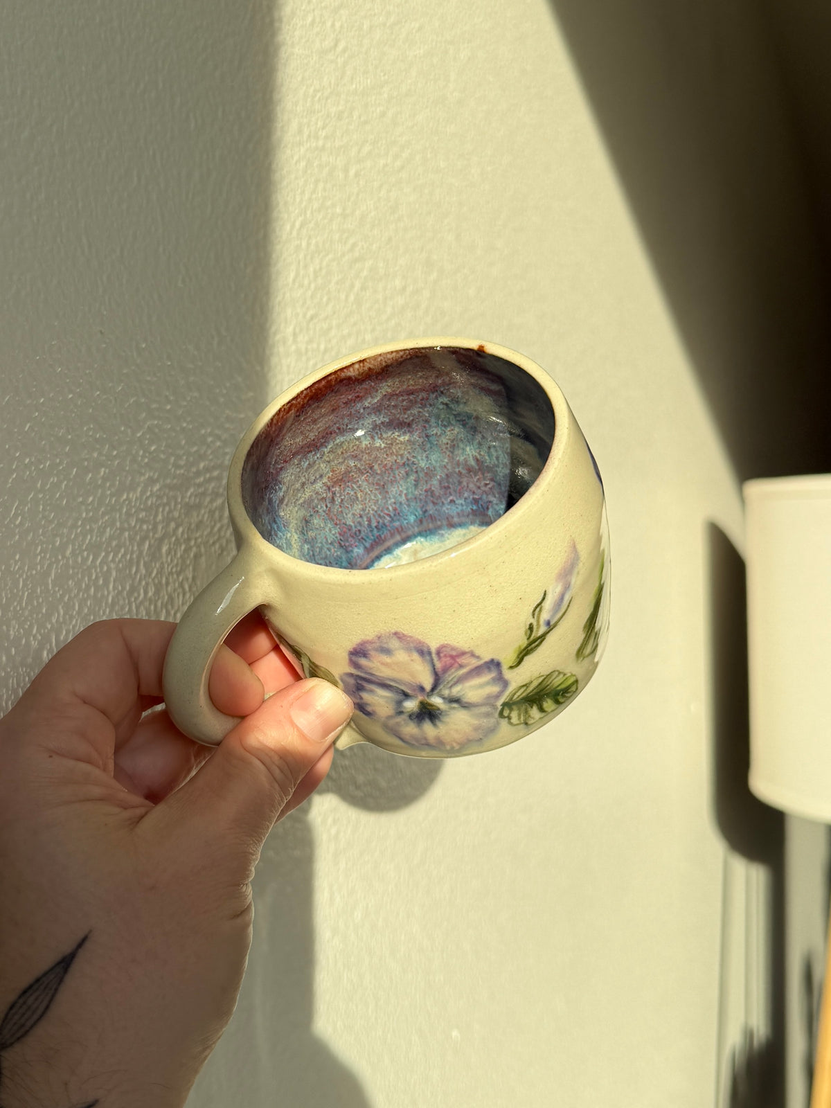 Pansy mug