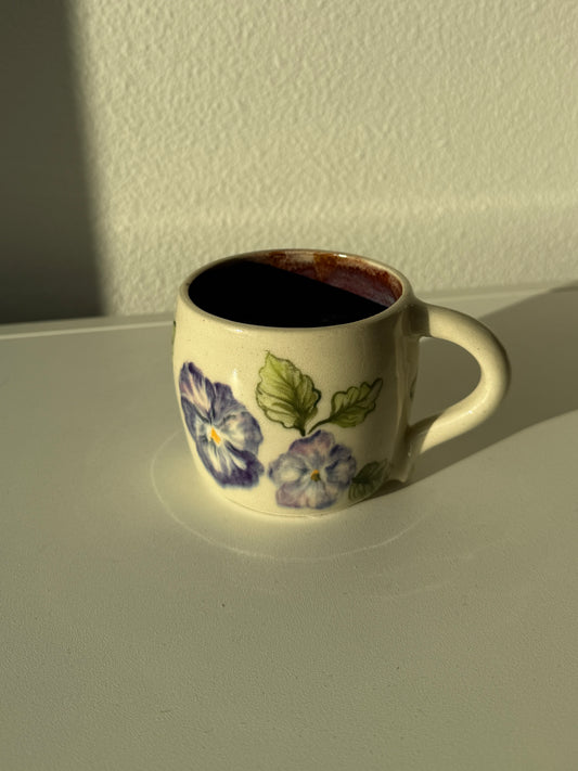 Pansy mug