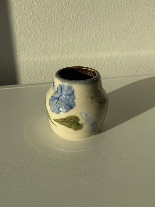 Morning glory bud vase