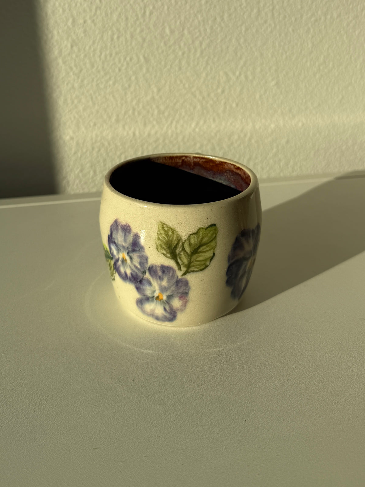 Pansy mug